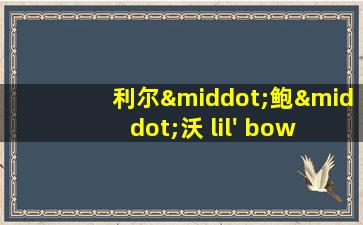 利尔·鲍·沃 lil' bow wow